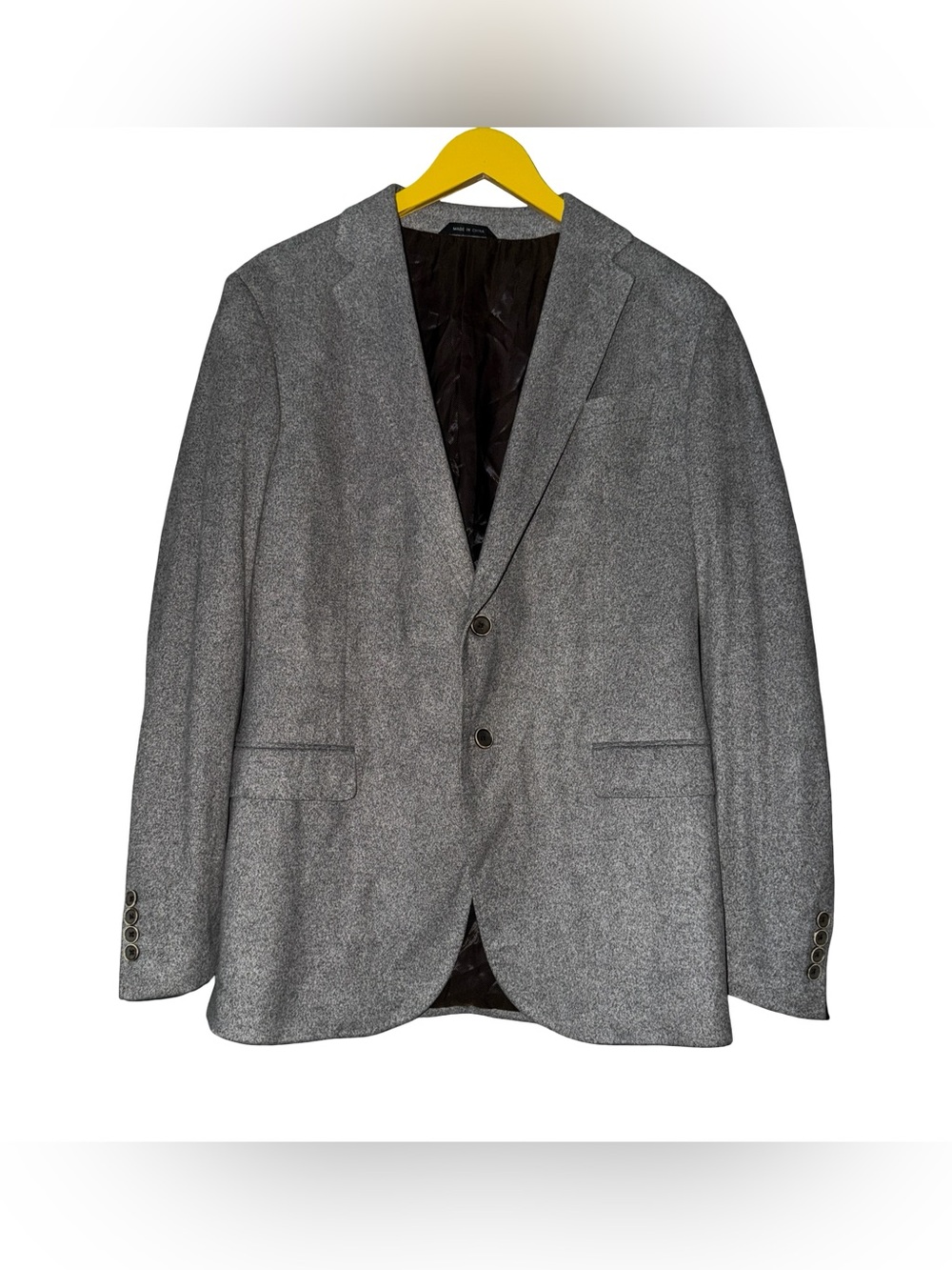 Armani Collezioni gray sueded soft casual unstructured blazer size 40r